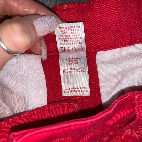 Bongo Red Cargo Pants - Picture 6 of 6